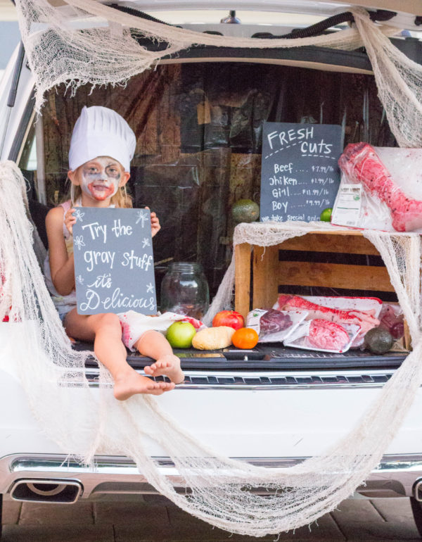 Zombie Meat Market Trunk or Treat Display - RITZY PARTIES