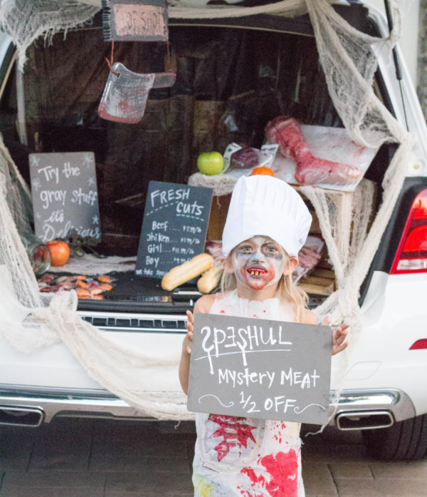 Zombie Meat Market Trunk or Treat Display - RITZY PARTIES