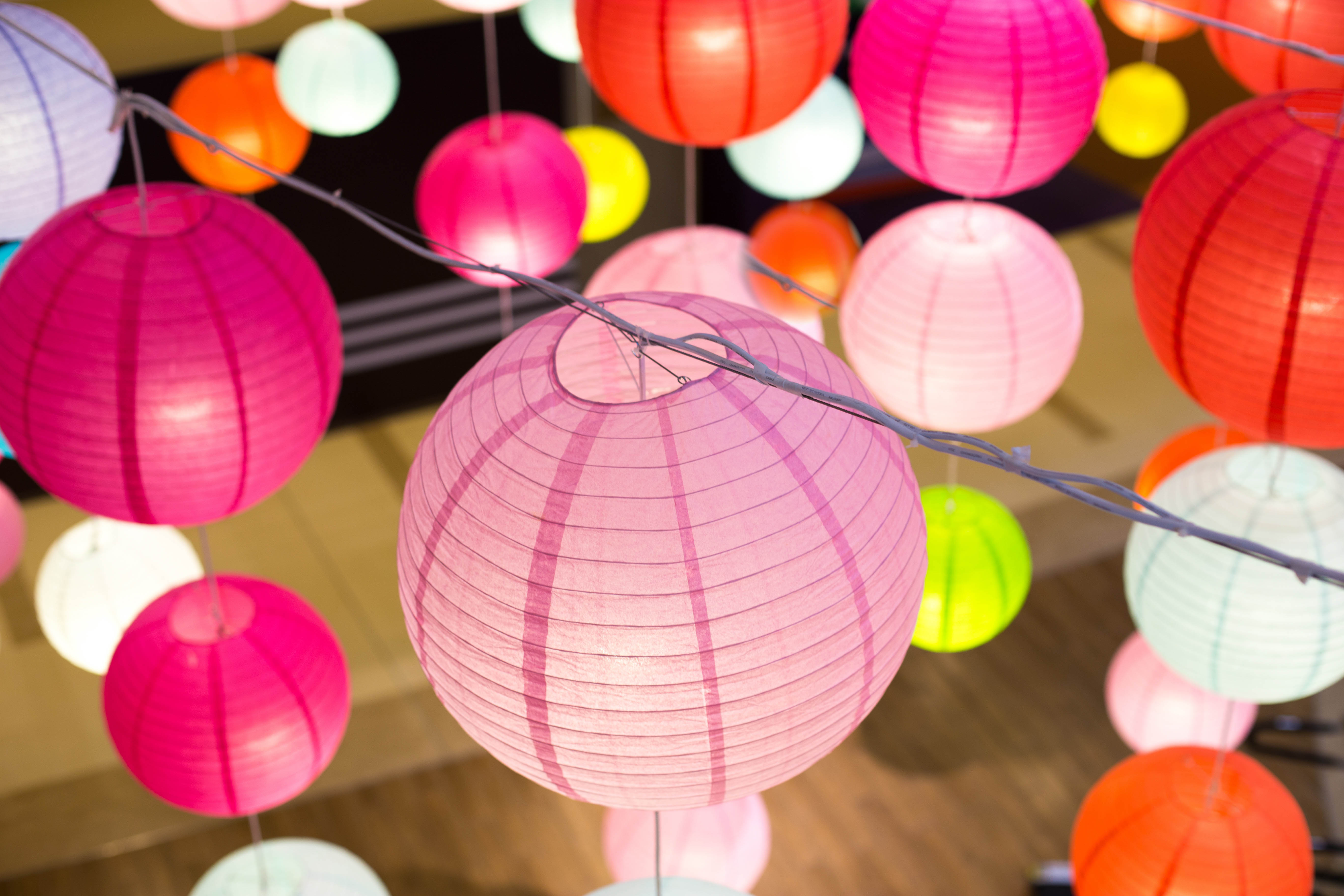 colorful lanterns are cheap at oriental trading
