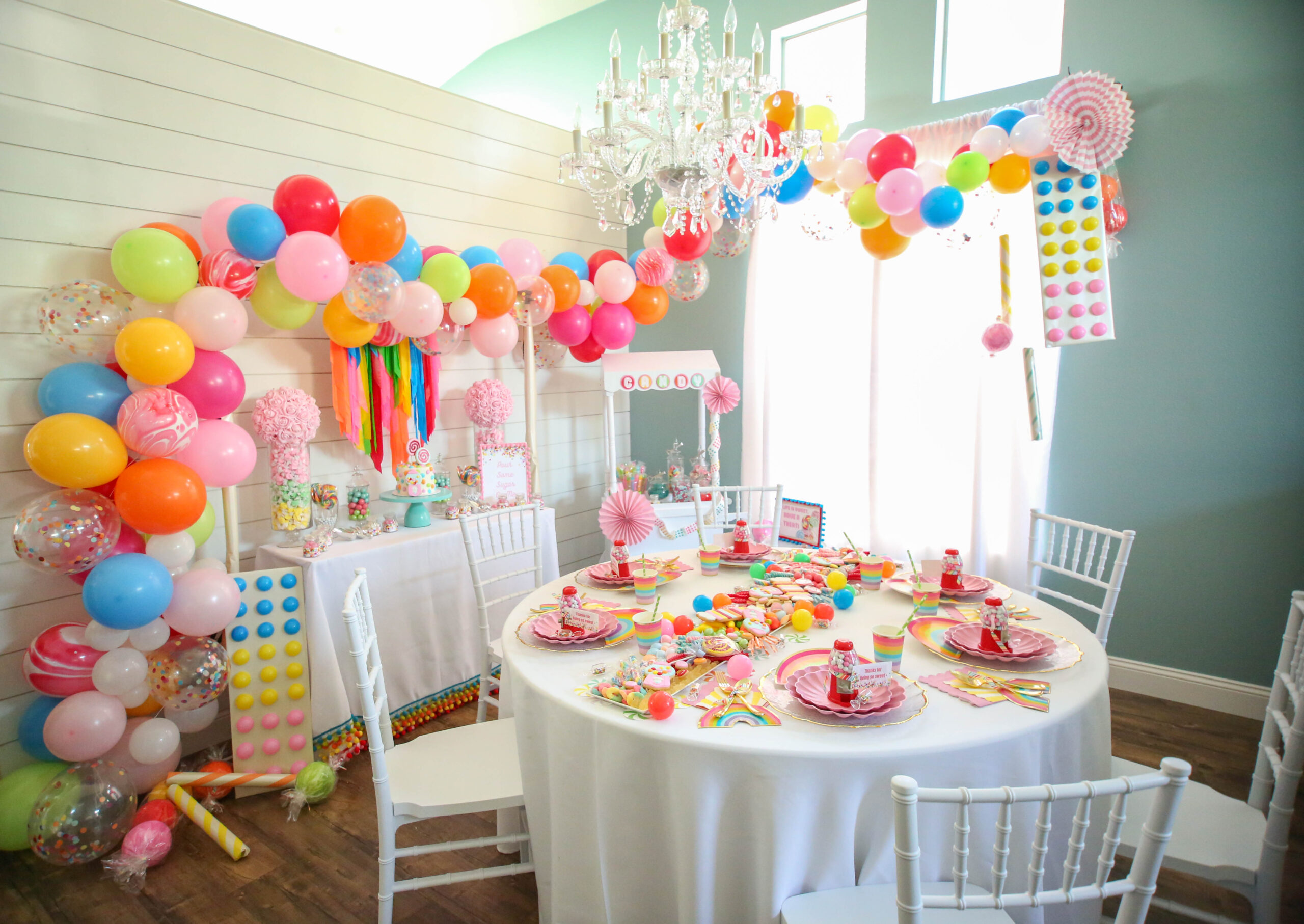 Decadent over the top rainbow candy party Jojo Siwa