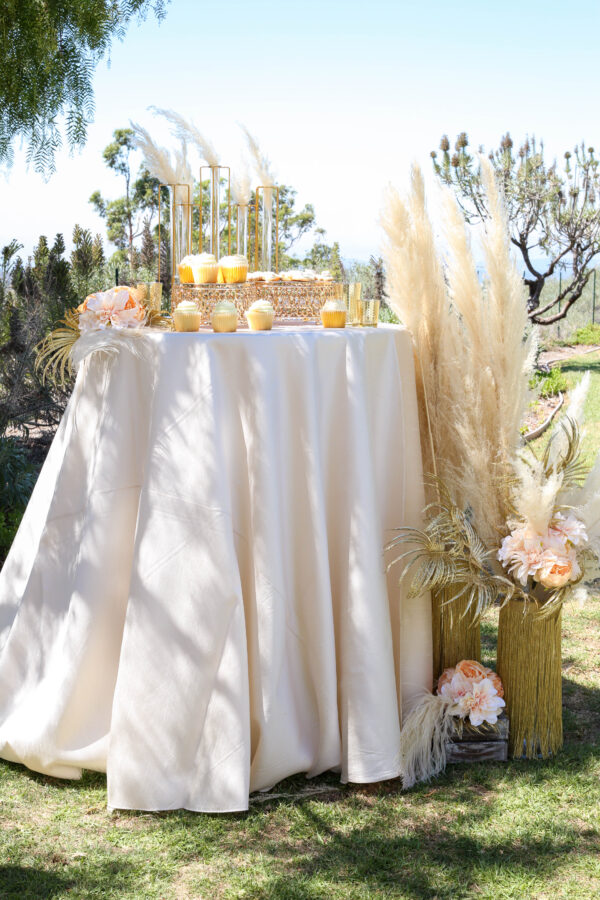 Boho Glam Baby Shower with Pampas Grass and Balloon Garland