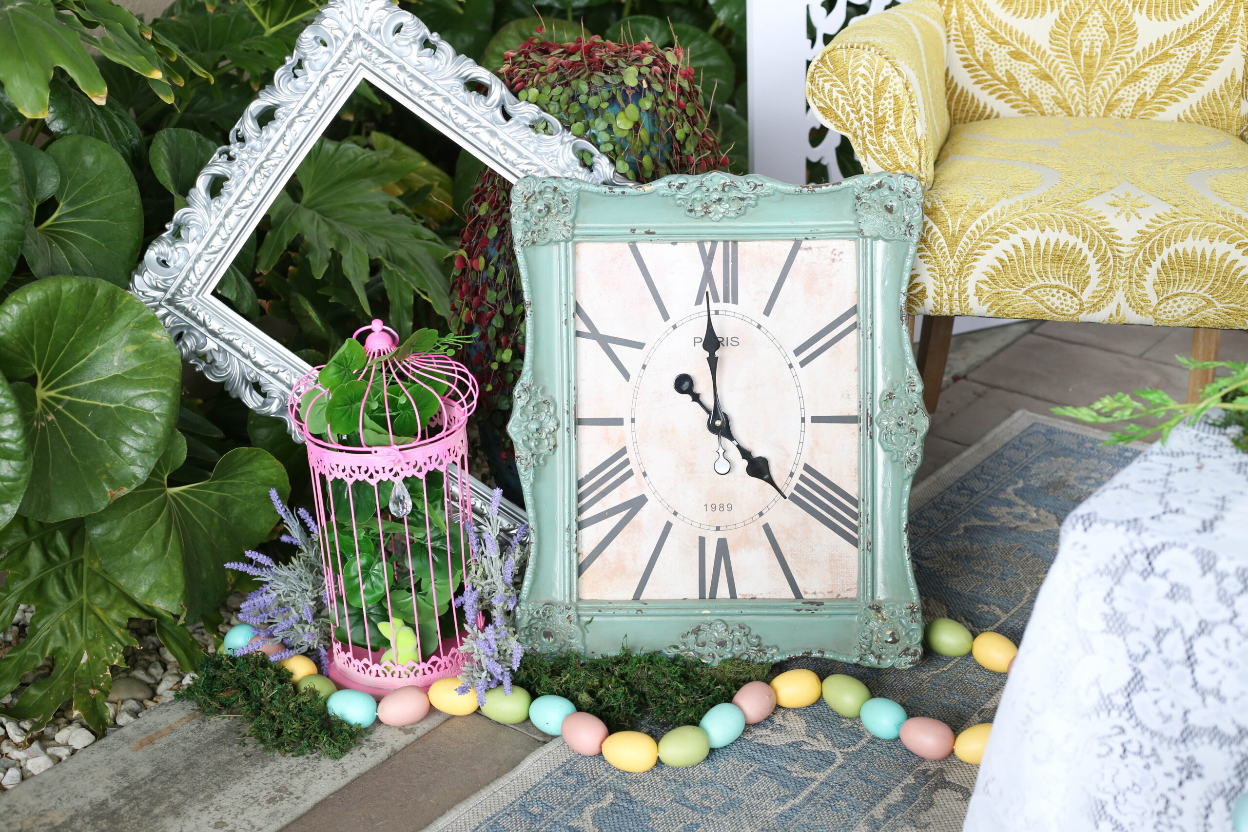 ornate frames and clocks