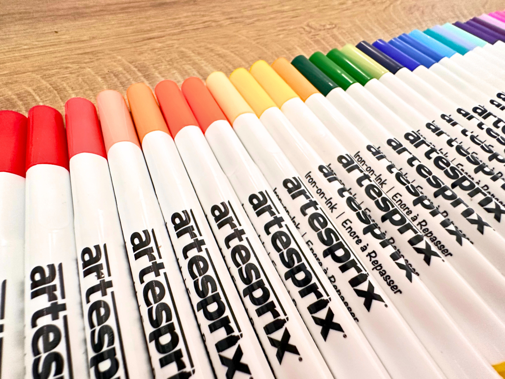 Sublimation markers in a rainbow of colors, iron on ink for sublimation